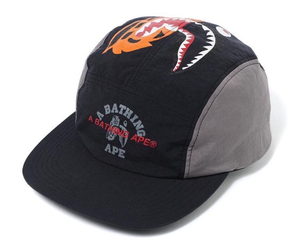 BAPE Tiger Shark Jet Cap Black - Novelship